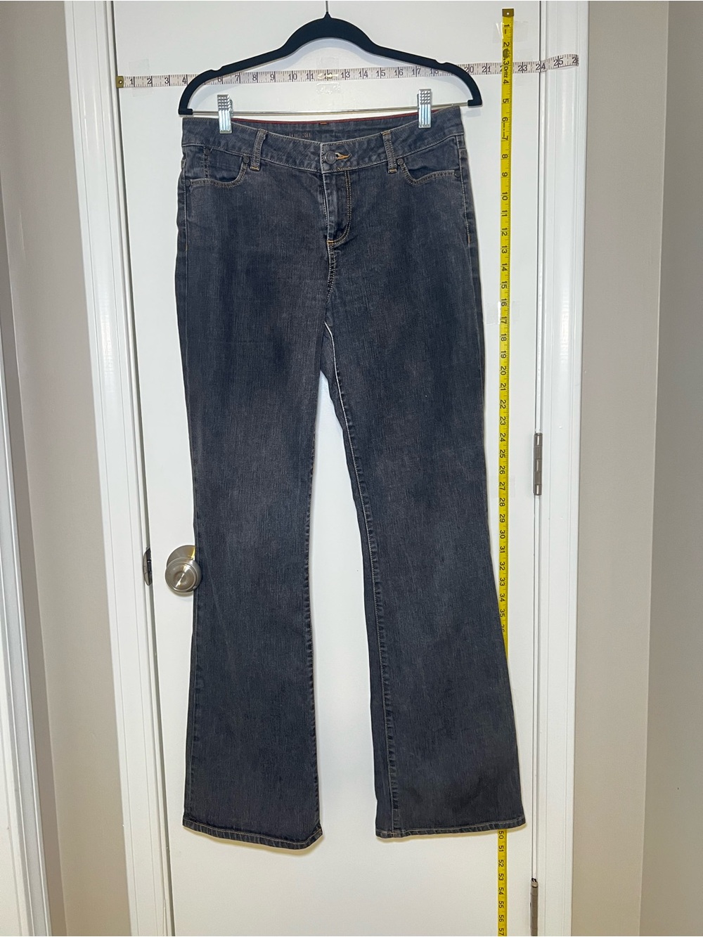 Vintage Talbots Black Wash Signature Boot Cut Jeans Size 30